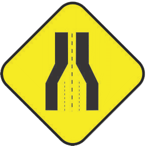 Reducing the road traffic sign