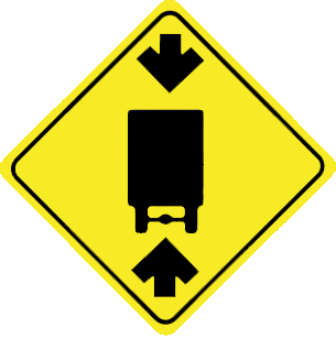 Height limits traffic sign