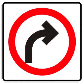 Continuous lap traffic sign