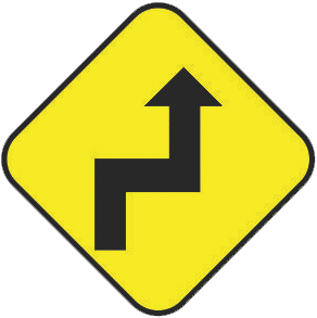 Severe Curves traffic sign