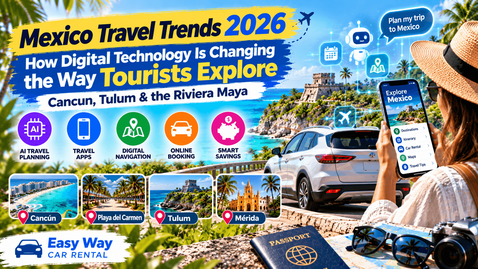 Mexico Travel Trends 2026: How Digital Technology Is Changing the Way Tourists Explore Cancun, Tulum & the Riviera Maya