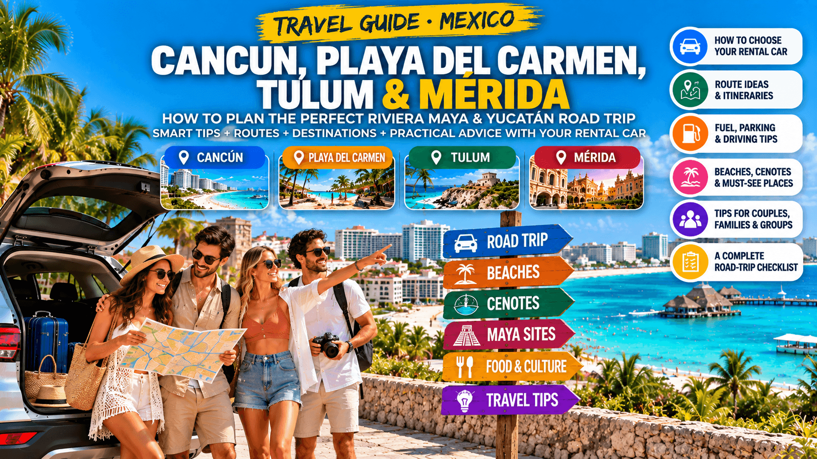 Car Rental Cancun Guide: How to Plan the Perfect Riviera Maya & Yucatán Road Trip