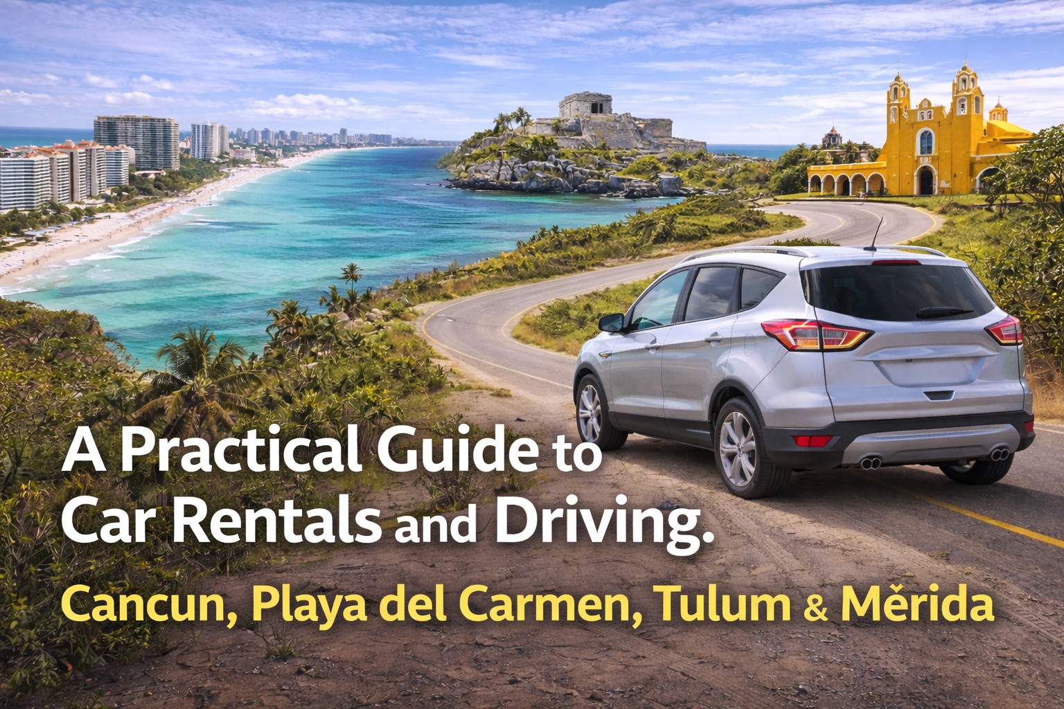 A Practical Guide to Car Rentals and Driving in Cancun, Playa del Carmen, Tulum & Mérida