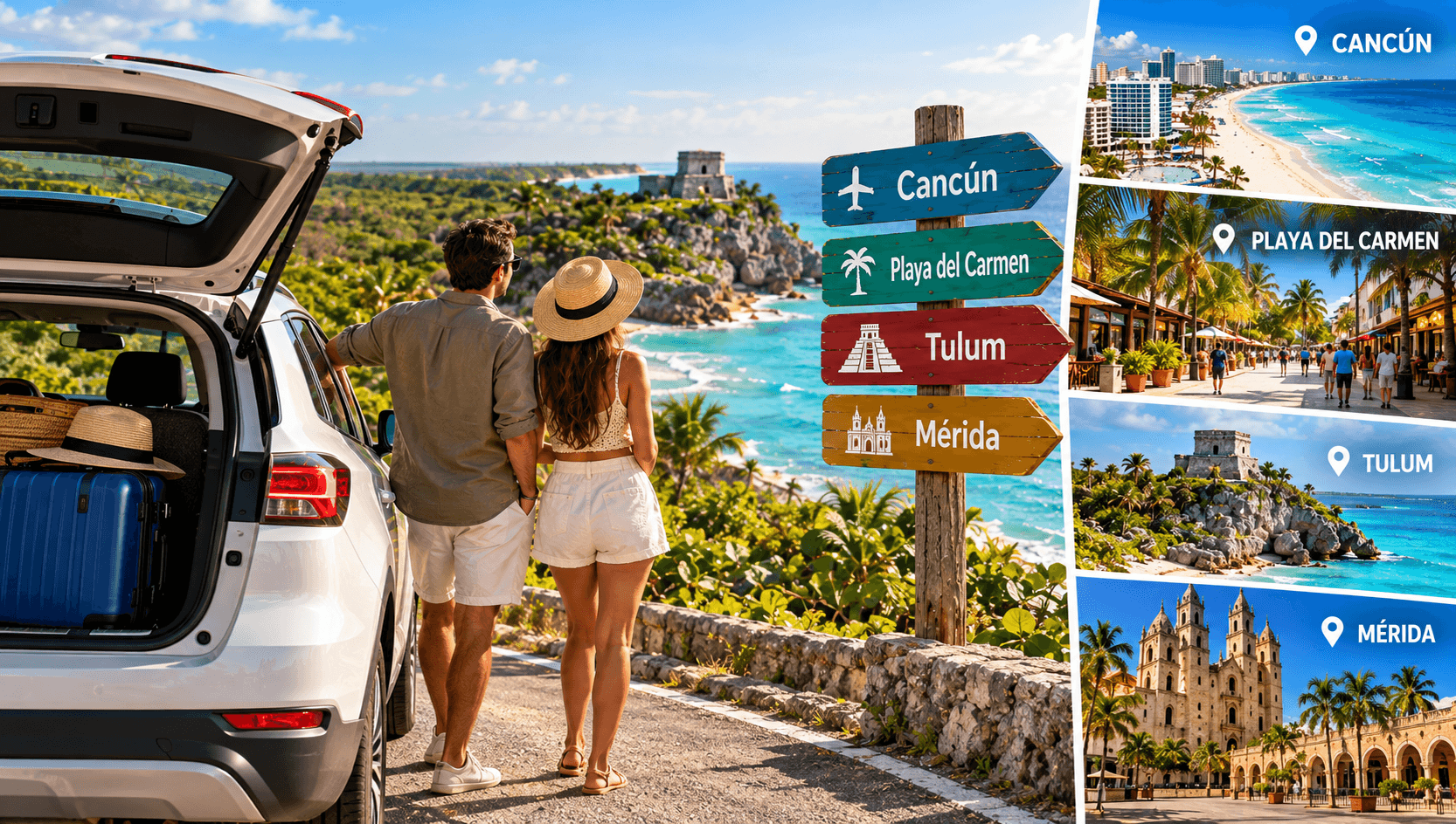 Rent a Car in Cancun, Playa del Carmen, Tulum & Mérida: Your Complete Guide to the Perfect Rental Experience