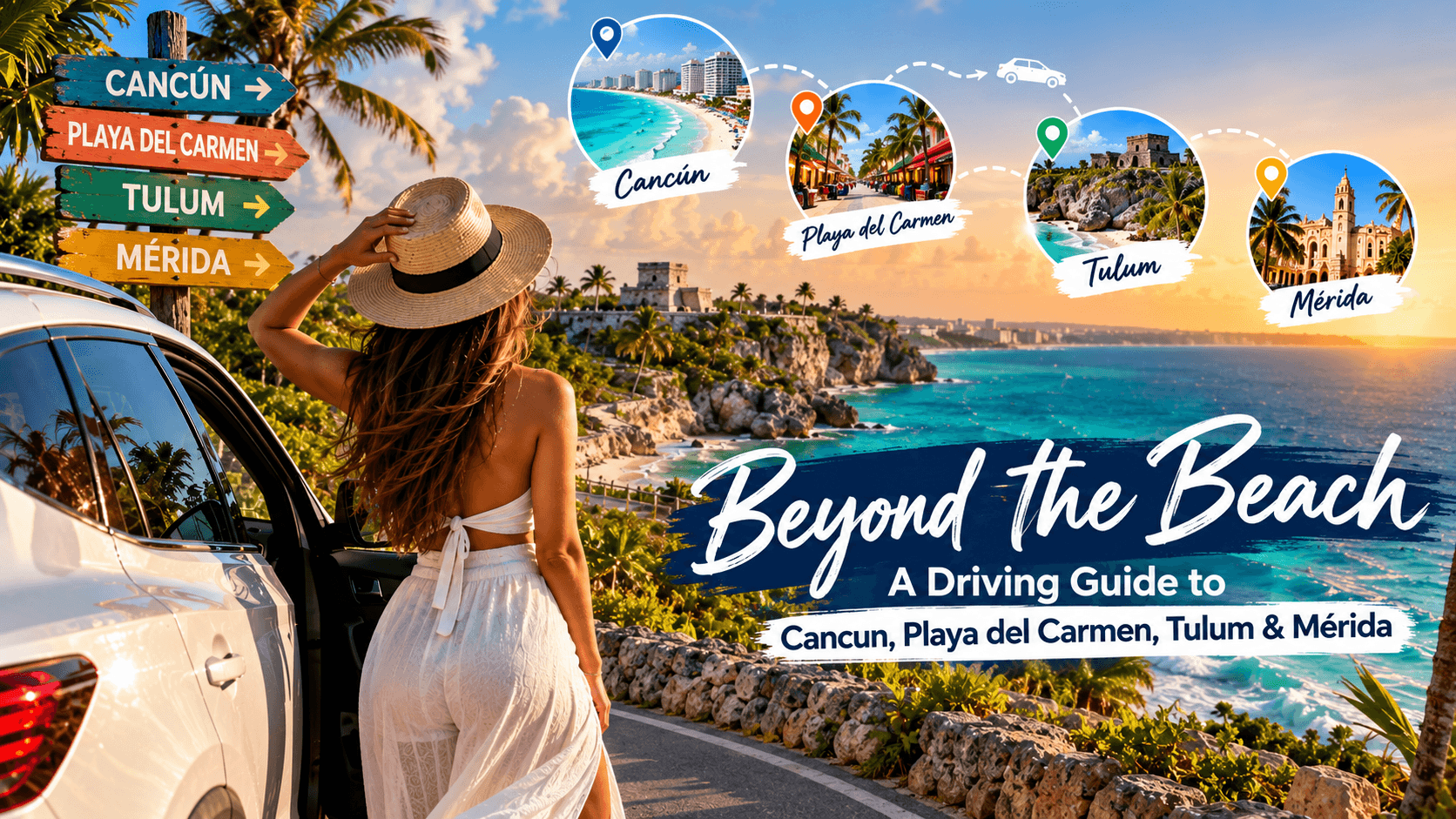 Beyond the Beach: A Driving Guide to Cancun, Playa del Carmen, Tulum & Mérida
