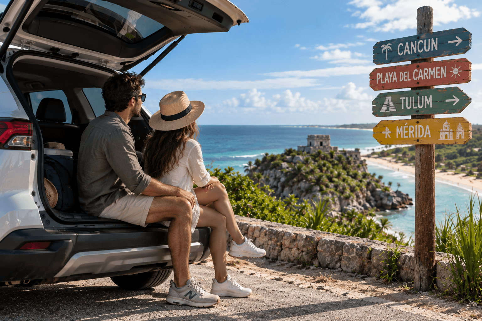 Rent a Car & Explore More: Cancun, Playa del Carmen, Tulum & Mérida Your Way